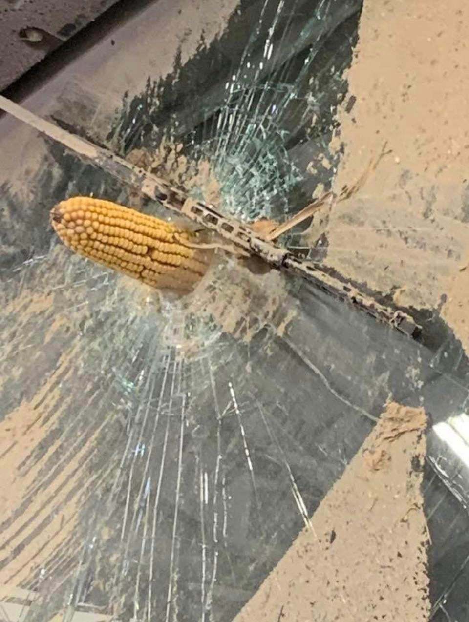 A car came to our service to repair it after a tornado in Kentucky - Corn, Tractor, Tornado, Reddit, Longpost, Penetration