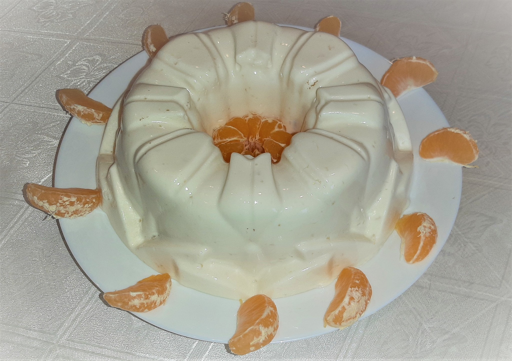 Dessert Mandarin Clouds - My, Dessert, Cottage cheese, Tangerines, Video recipe, Video, Longpost