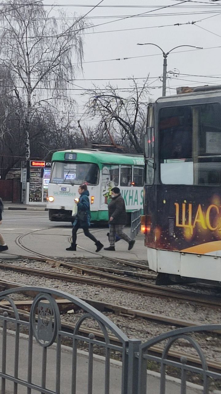 А вы жалуетесь на автомобилистов на встречке - Моё, Трамвай, Автохам