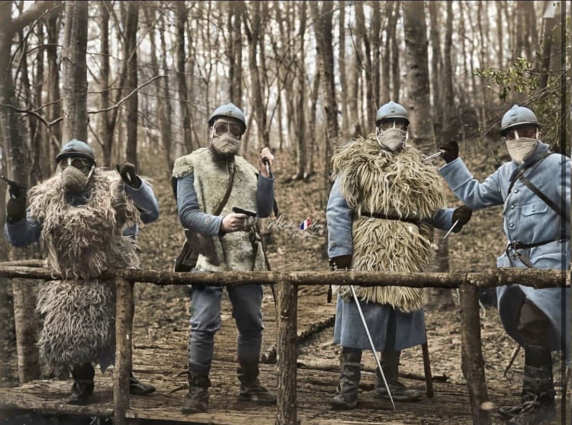 Постапокалиптические рейдеры траншей Первой мировой войны, 1916 год | Пикабу