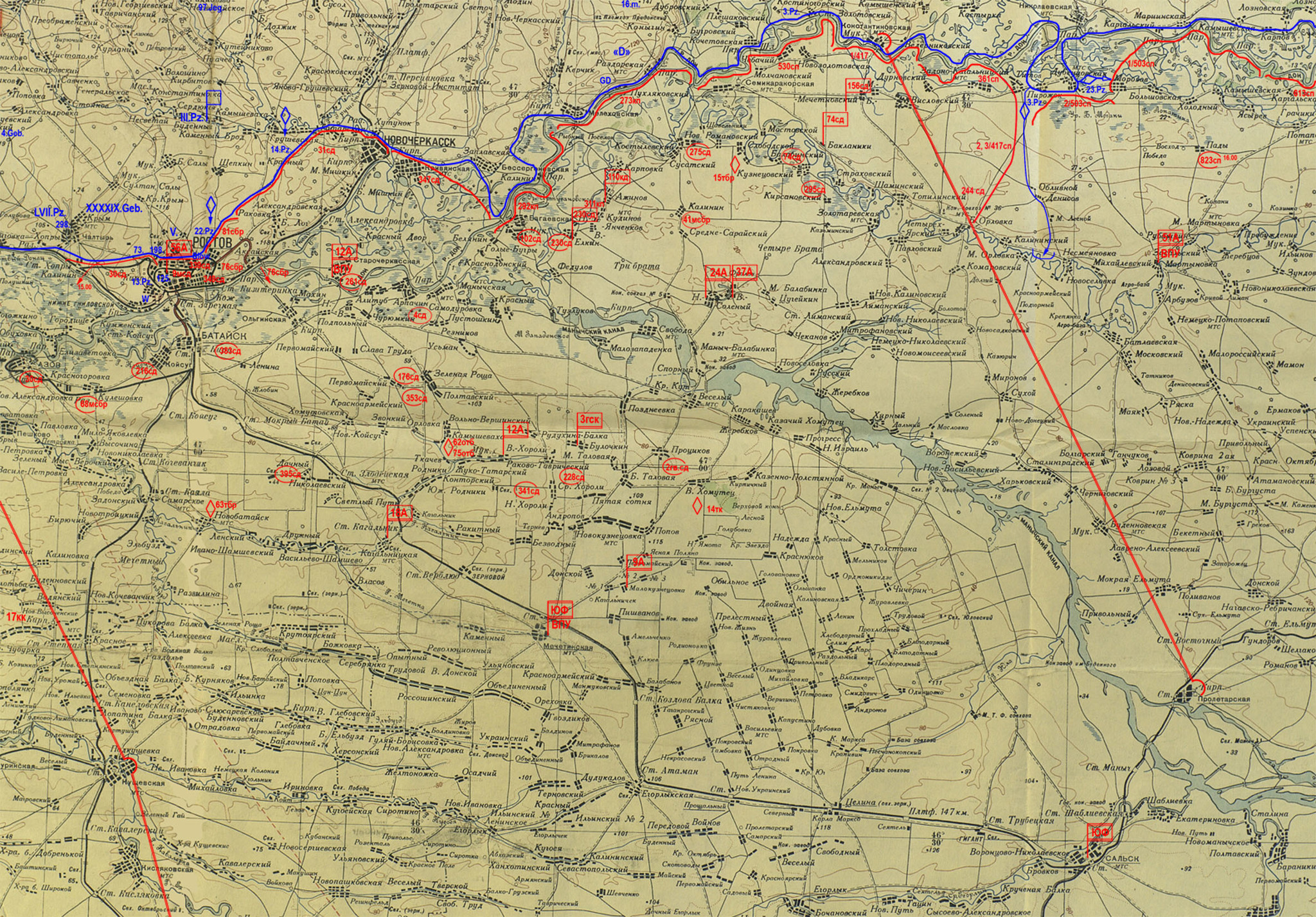 Battle for the Caucasus 6 (fall of Rostov-on-Don) - My, The Great Patriotic War, Caucasus, Rostov-on-Don, Voronezh, Story, Longpost, Video