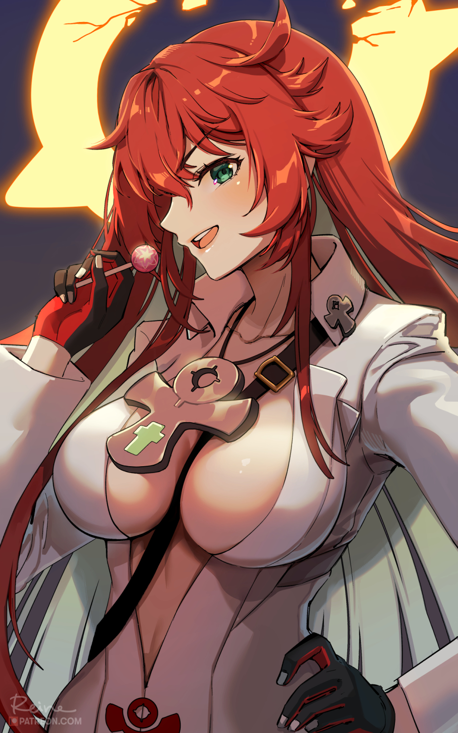 Jack-o 'valentine - NSFW, Anime, Anime art, Jack-O Valentine, Guilty gear, Games, Art, Girls, Boobs, Hand-drawn erotica, Longpost