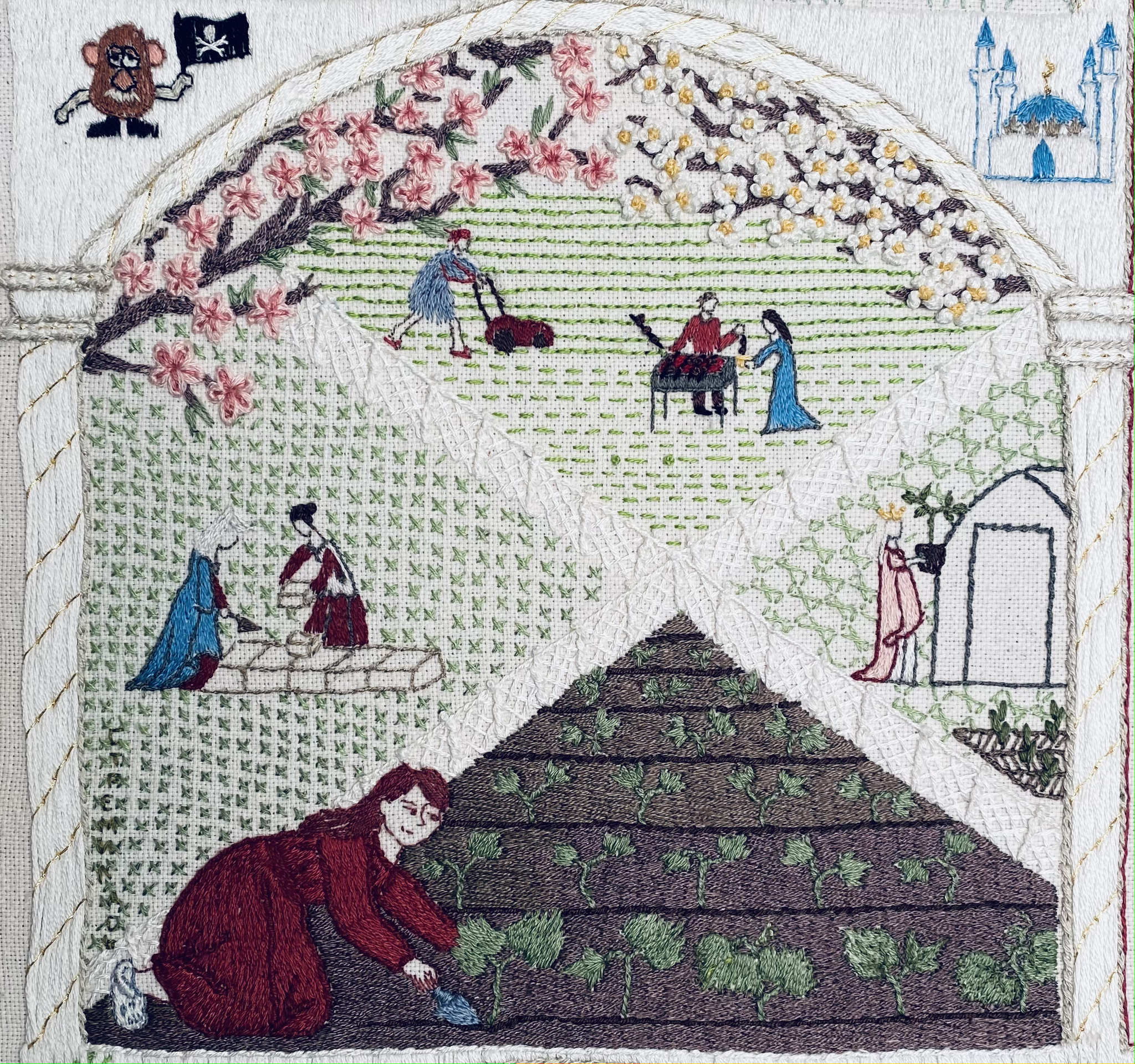 2021 in embroidery format - Suffering middle ages, Needlework without process, Embroidery, Longpost