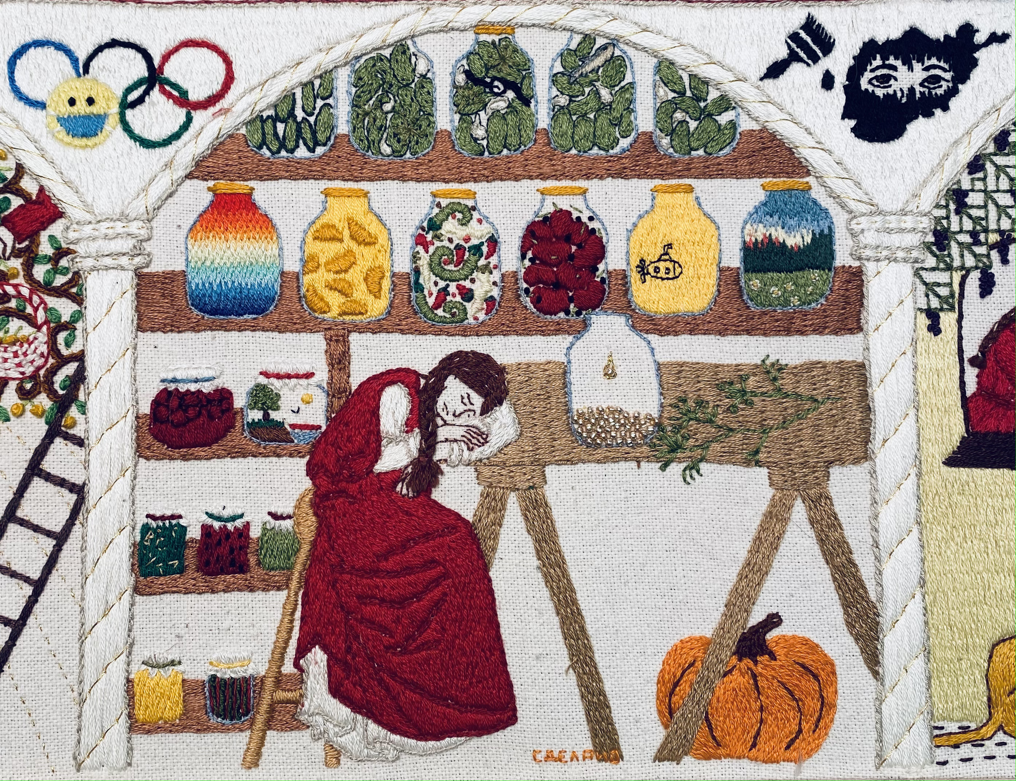 2021 in embroidery format - Suffering middle ages, Needlework without process, Embroidery, Longpost