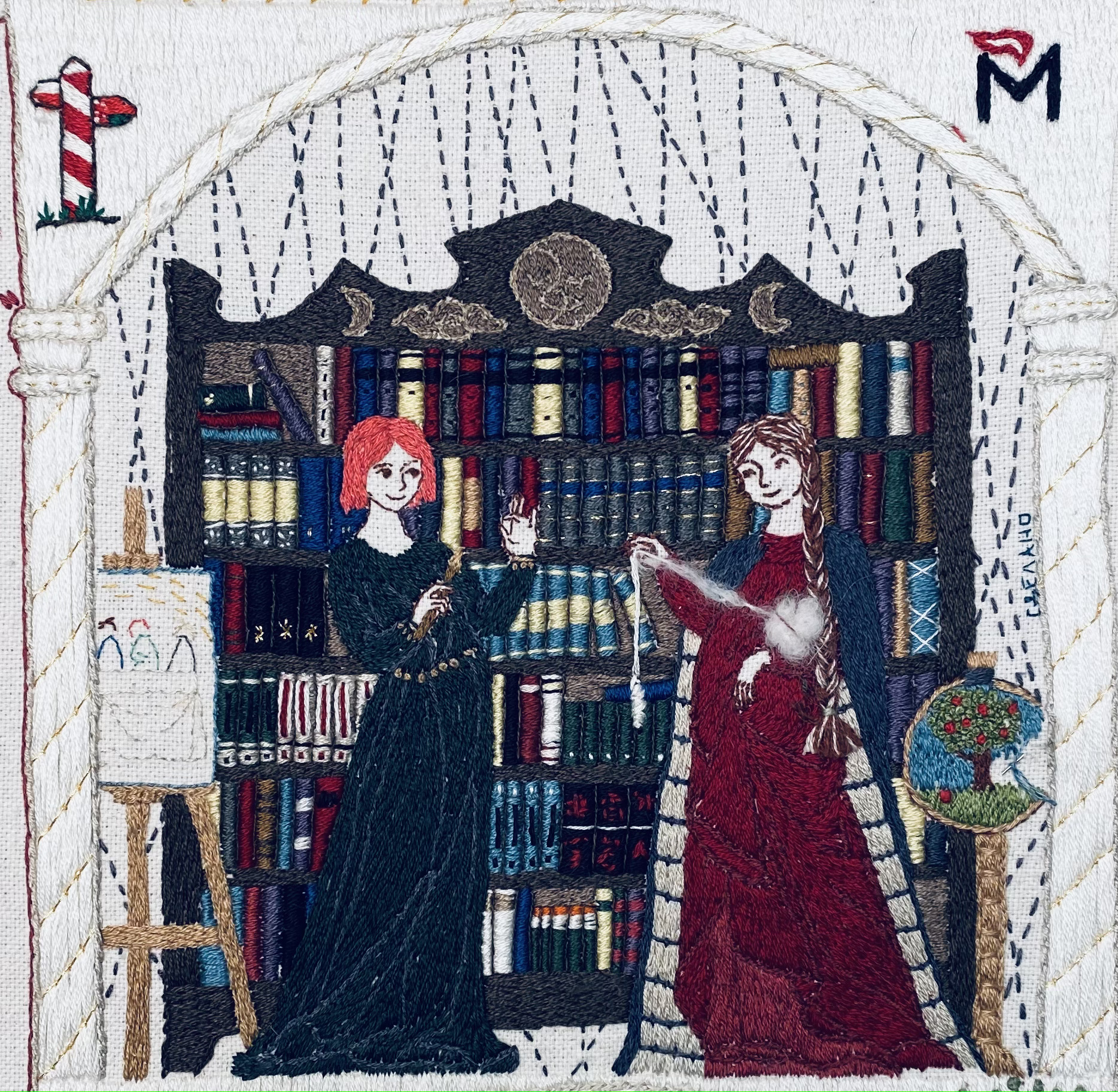 2021 in embroidery format - Suffering middle ages, Needlework without process, Embroidery, Longpost