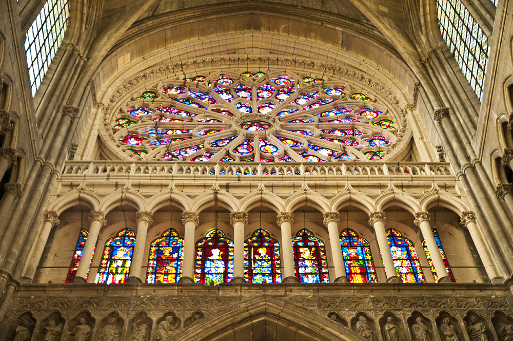 Reims, France (Champagne-Ardenne region). Part one - My, Travels, France, Reims, The cathedral, Architecture, The photo, Joan of Arc, Stained glass, Longpost