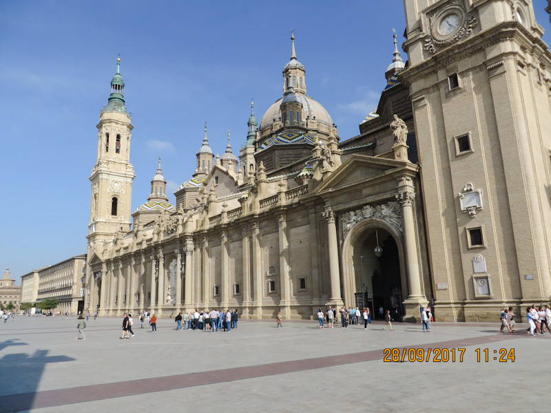 Zaragoza and old cinema - My, Spain, Zaragoza, Travels, Church, Old movies, Longpost