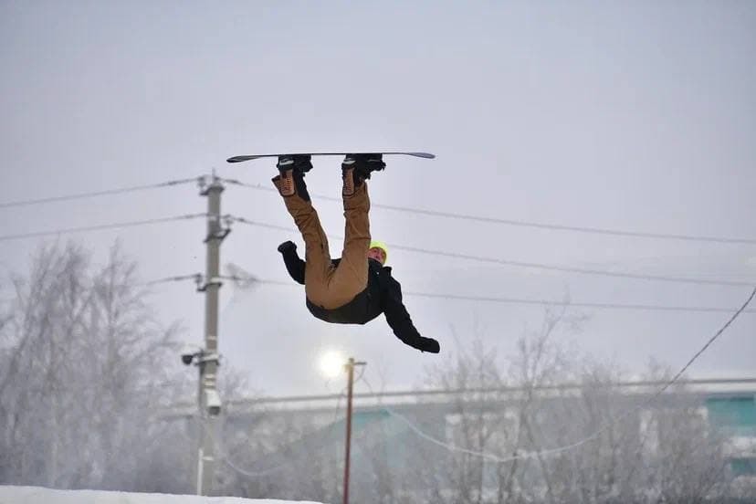 Leap of Faith - My, Hobby, Sport, Ice, Snowboard, , Yamal, YaNAO, Salekhard, Video, Longpost