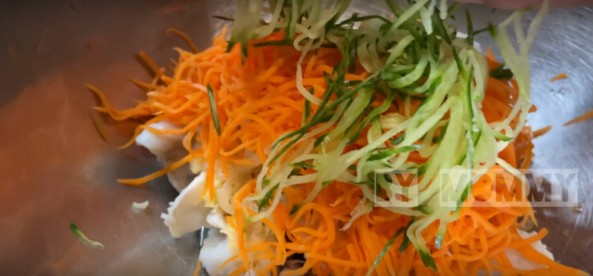 KOREAN FISH XE. XE from MINTAYA fillet in Korean - Korean SNACK - My, Video recipe, Recipe, Cooking, Preparation, Snack, Fish salad, Yummy, Salad, Dinner, Korean food, At home, Heh, Fancy food, Space Food, Cook, A fish, Exquisite dish, Korean carrots, Delicious, Video, Longpost