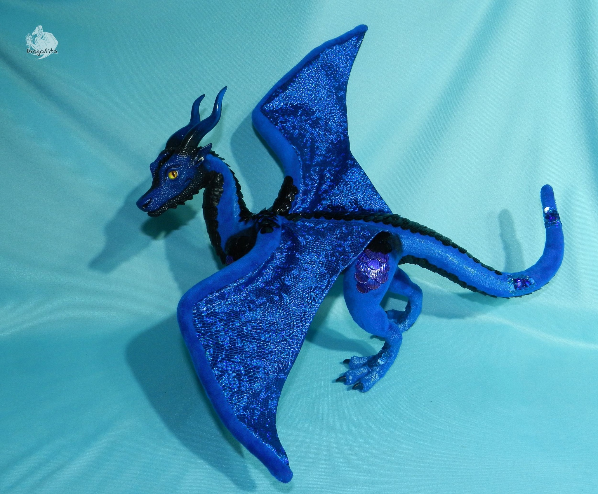 Dragon Night Opal - My, The Dragon, Interior doll, Handmade, Polymer clay, Fantasy, Longpost