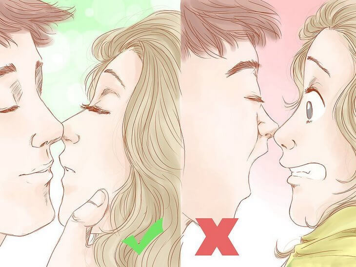 Как правильно целоваться пошагово