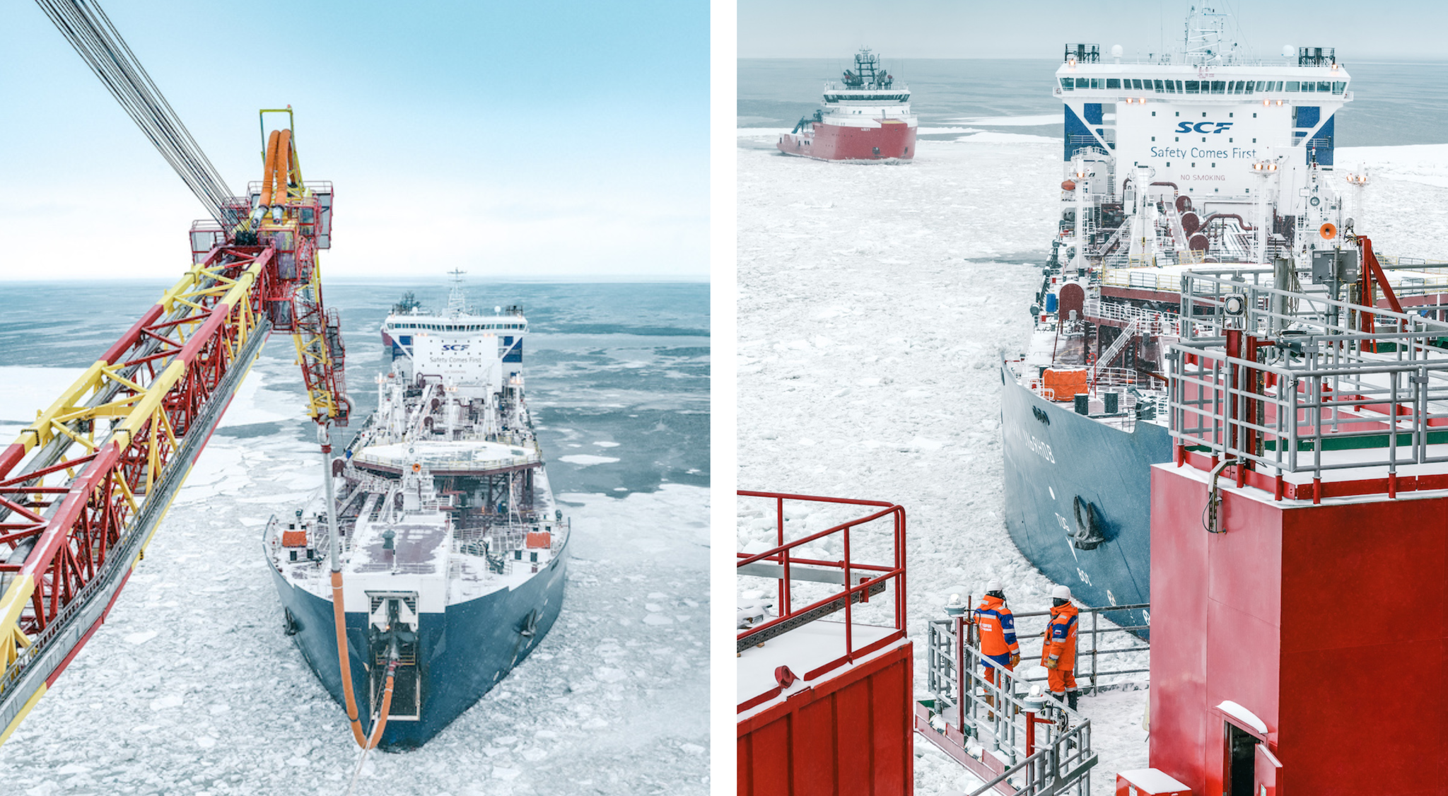 Among the Arctic ice: one day of the captain of the offshore platform on the shelf in the Arctic - 