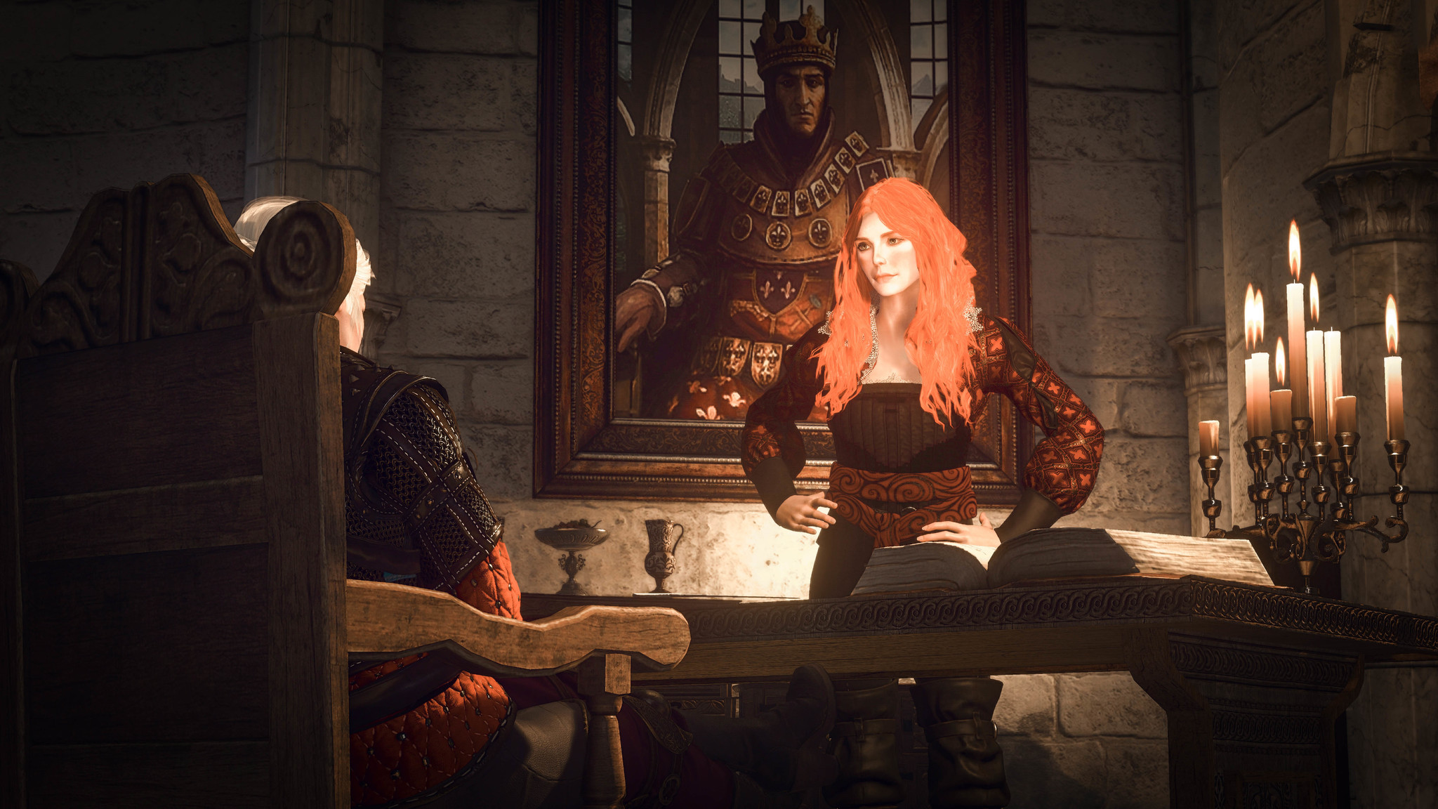 Adda came to talk to Roche, but ... - The Witcher 3: Wild Hunt, Witcher, Vernon Roche, Ciri, Temeria, Longpost