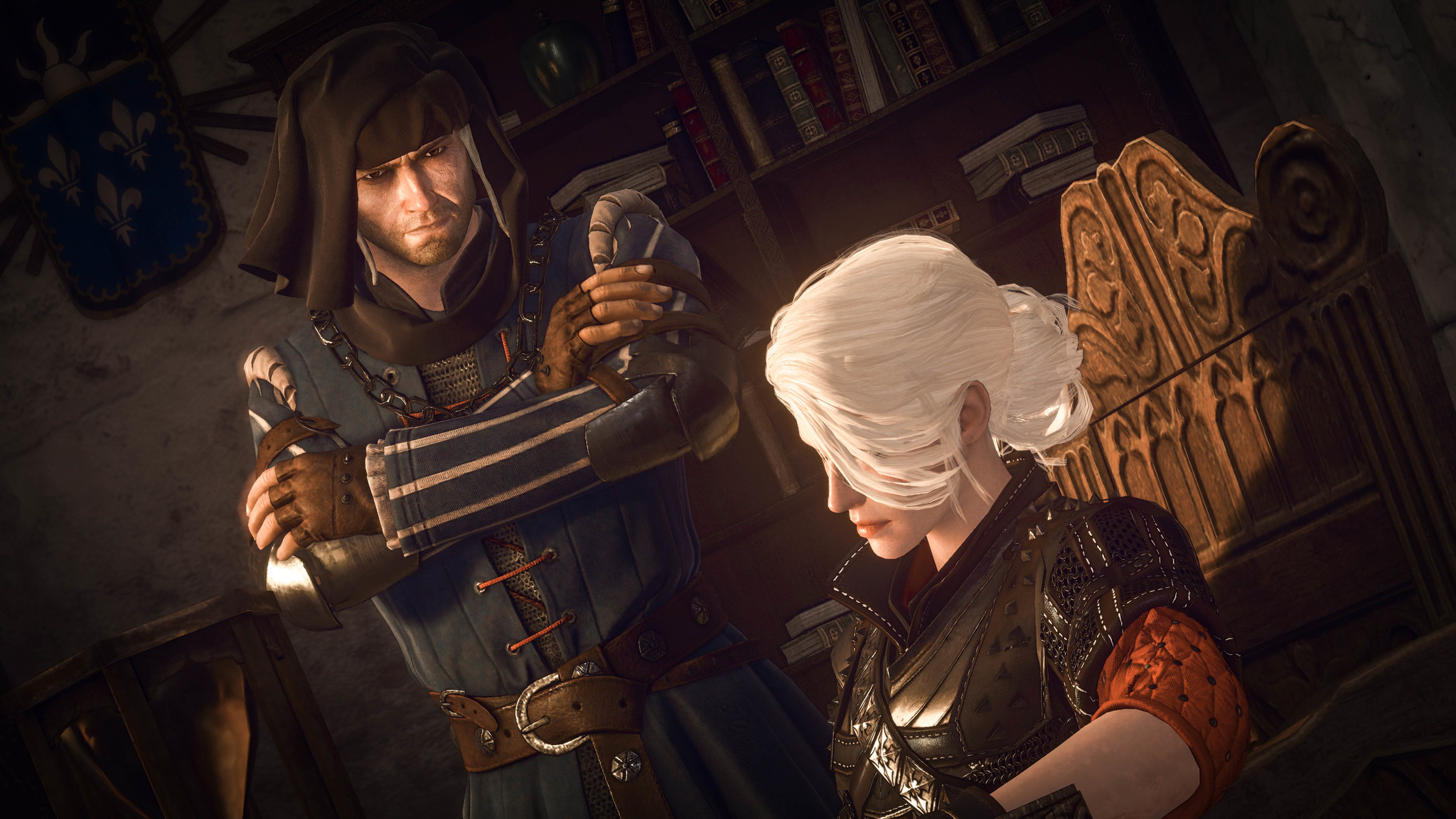 Adda came to talk to Roche, but ... - The Witcher 3: Wild Hunt, Witcher, Vernon Roche, Ciri, Temeria, Longpost