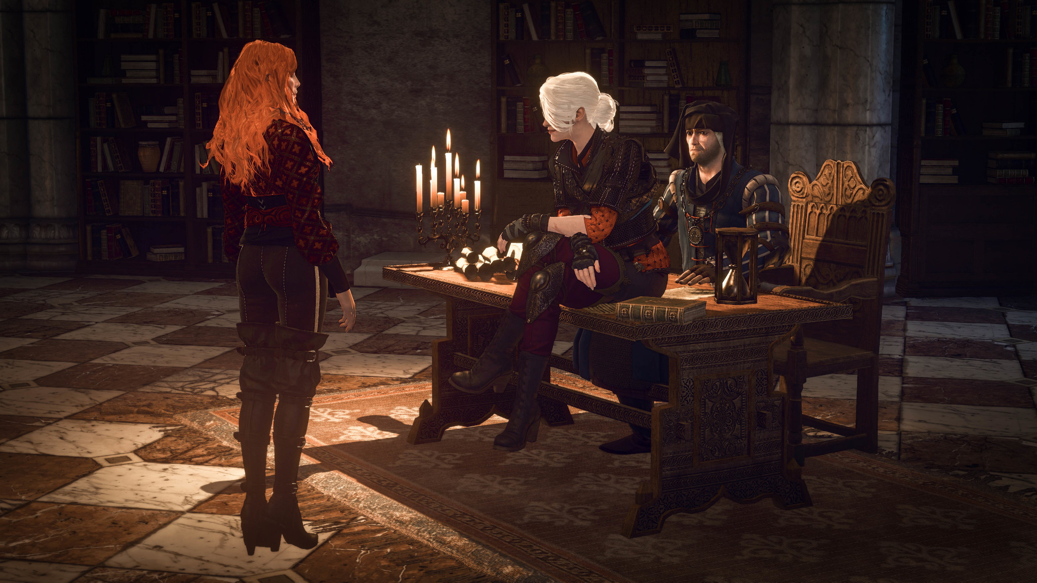 Adda came to talk to Roche, but ... - The Witcher 3: Wild Hunt, Witcher, Vernon Roche, Ciri, Temeria, Longpost