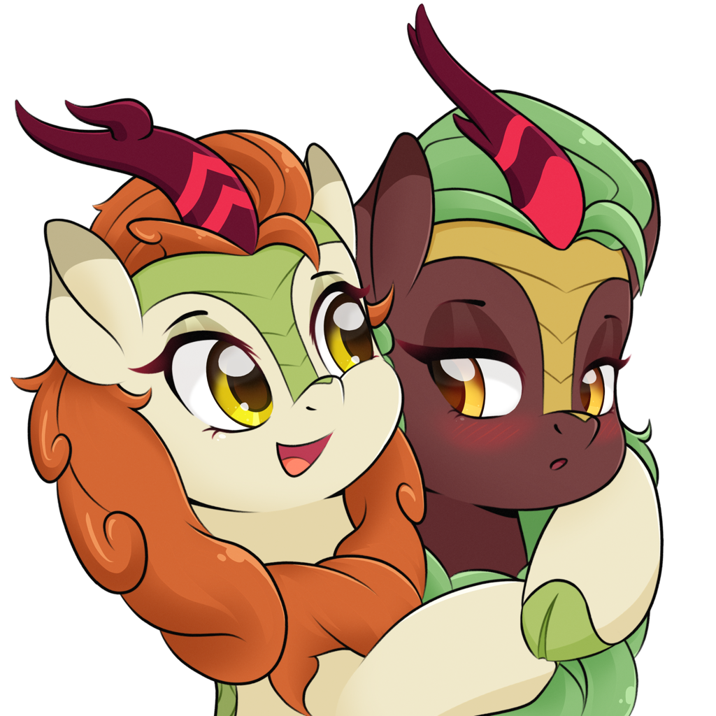 Kirins - My little pony, Autumn blaze, Cinder glow, MLP Kirin