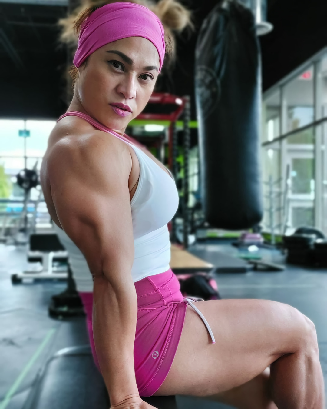 Maria Queenie Liberman (@ifbb_pro_mariaqueenieliberman) - NSFW, Крепкая девушка, Сну-Сну, Extreme muscles, Азиатка, Девушки, Спортивные девушки, Бодибилдинг, Бодибилдеры, Фотография, Видео, Длиннопост, Maria Queenie Liberman