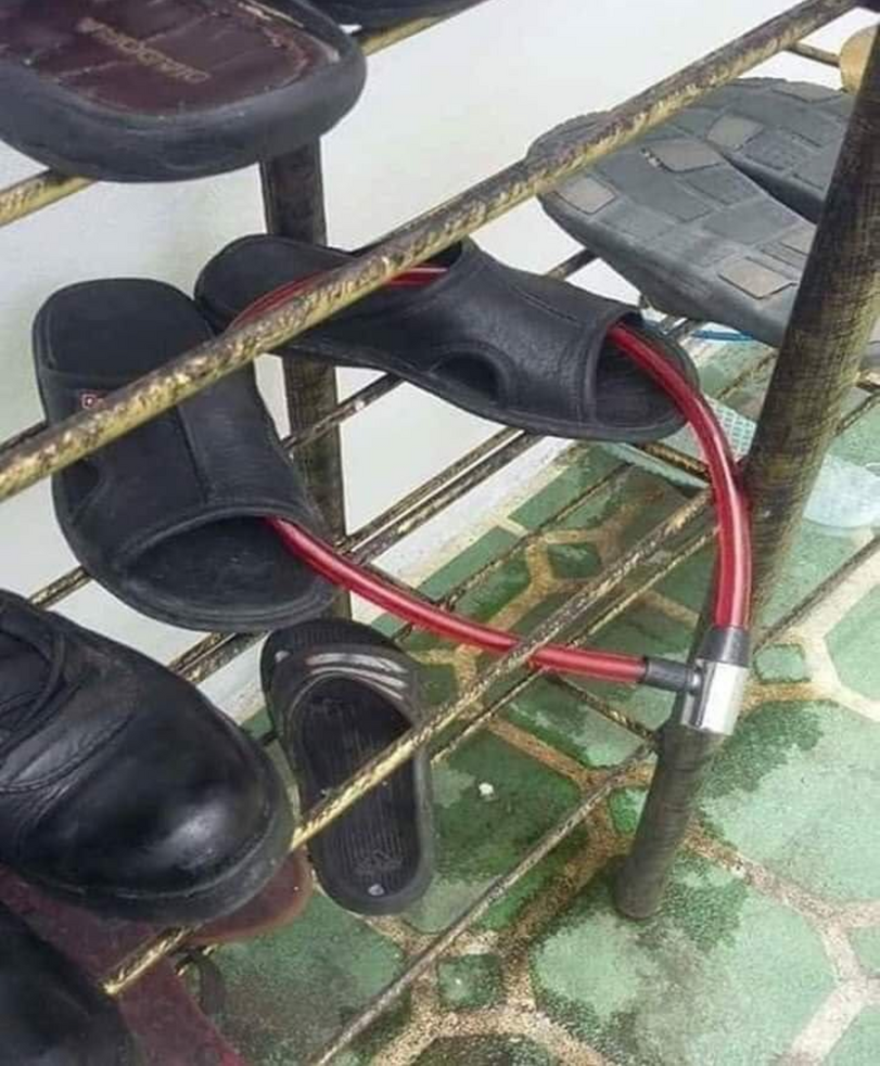 For * bali) - Slippers, Anti-theft system