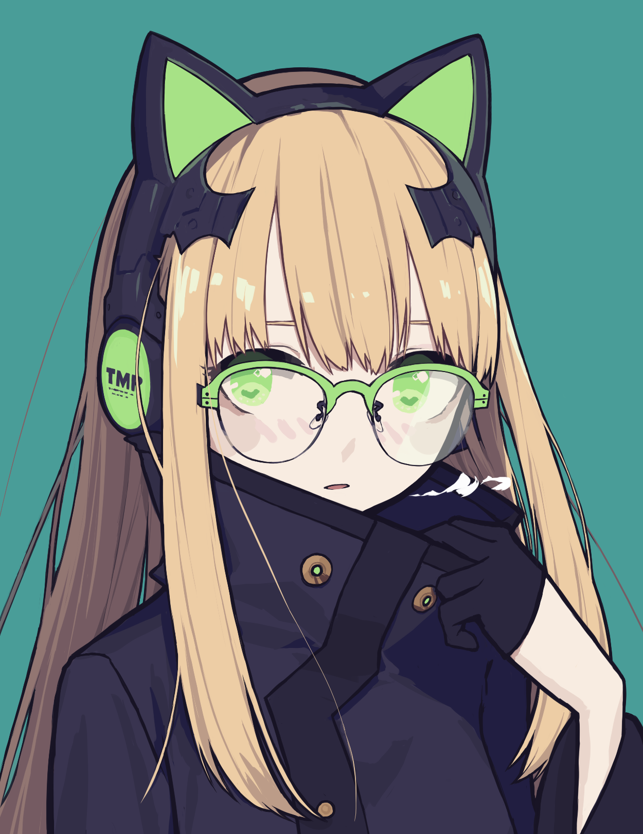 Tmp - Anime, Anime art, Girls frontline, Animal ears, Tmp, Longpost