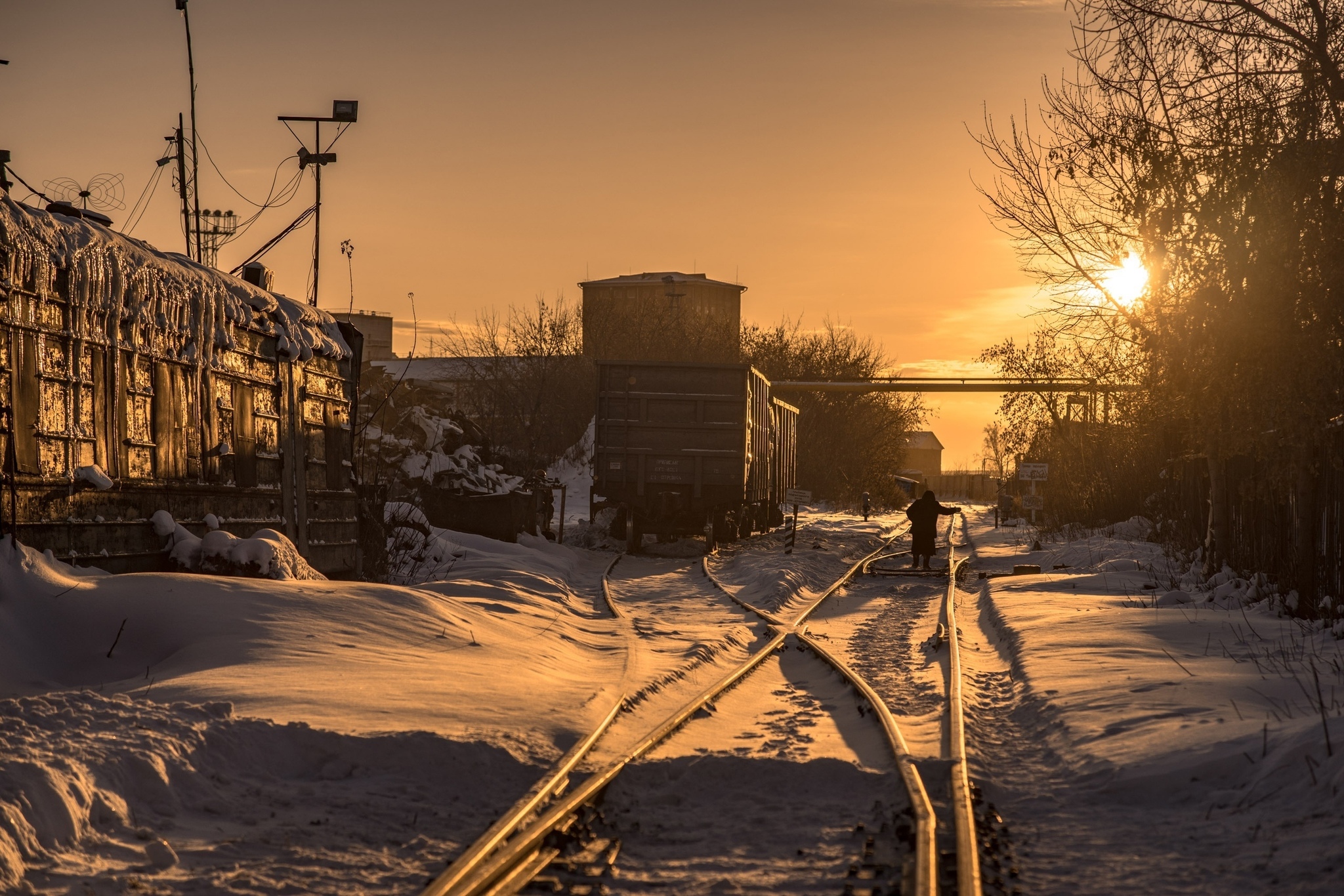 Seasons in one industrial area - My, The photo, Siberia, Tomsk, Industrial zone, Longpost