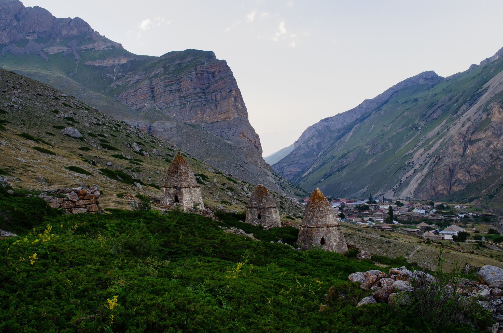 Bermamyt # 2 and a trip to the city of the dead Eltyubu - My, Travel across Russia, Travels, The mountains, Nature, Landscape, Bermamyt plateau, Road trip, Tourism, Mountain tourism, Hike, Chegem gorge, Waterfall, The nature of Russia, Video, Longpost