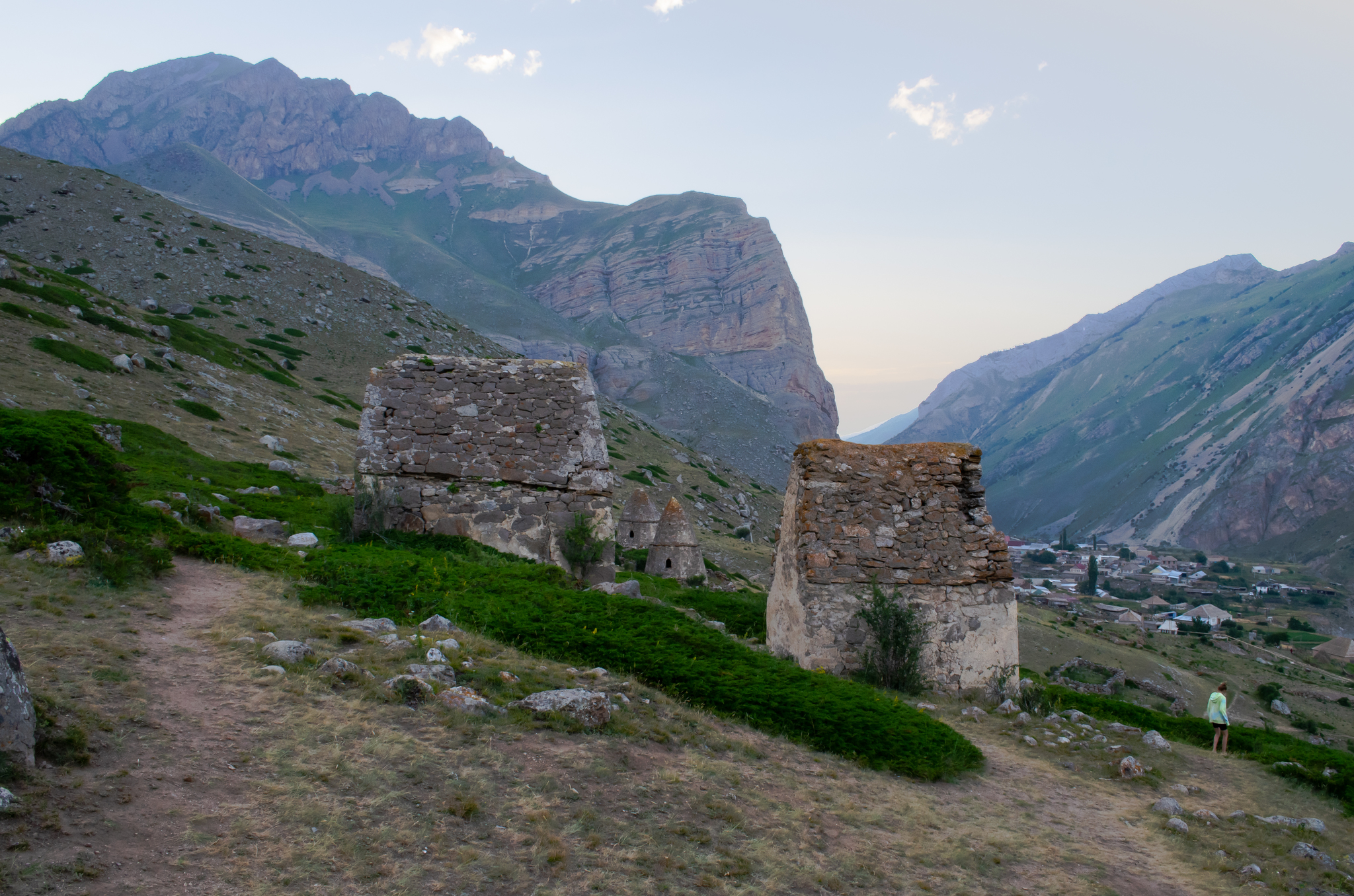 Bermamyt # 2 and a trip to the city of the dead Eltyubu - My, Travel across Russia, Travels, The mountains, Nature, Landscape, Bermamyt plateau, Road trip, Tourism, Mountain tourism, Hike, Chegem gorge, Waterfall, The nature of Russia, Video, Longpost