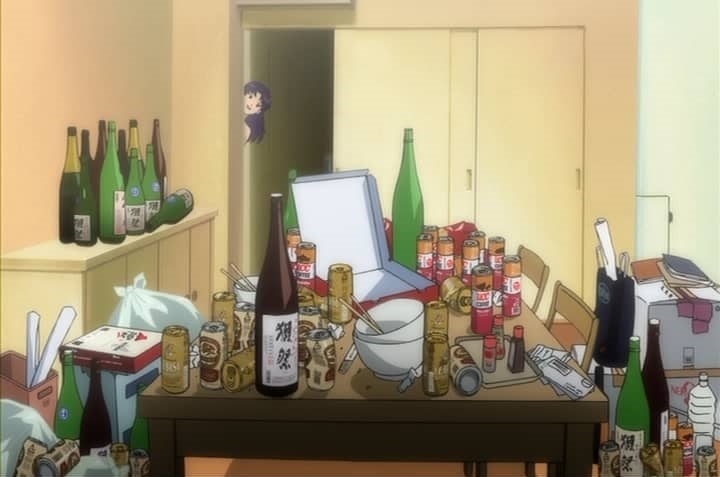 How much beer does the adorable captain Misato Katsuragi drink? - Evangelion, Anime, Beer, Alcohol, Statistics, Misato katsuragi, GIF, Longpost