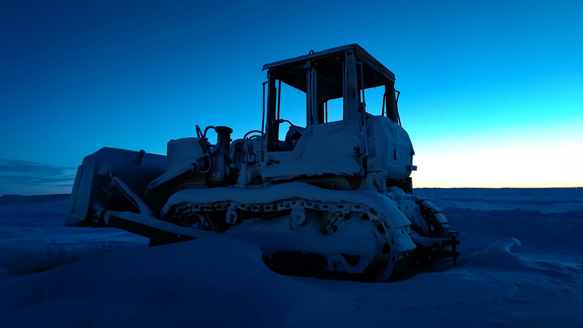 Another piece of the gloomy Arctic - My, Arctic, North, Far North, Anabar district, Photo on sneaker, Snow, Ice, All-terrain vehicle, Arctic, Trekol, Geodesy, Longpost