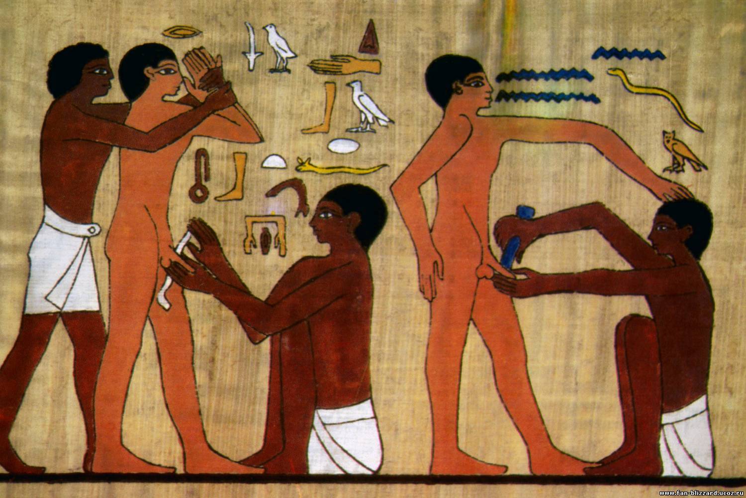 I think I understand the origins of racism - Ancient Egypt, Circumcision, Fresco