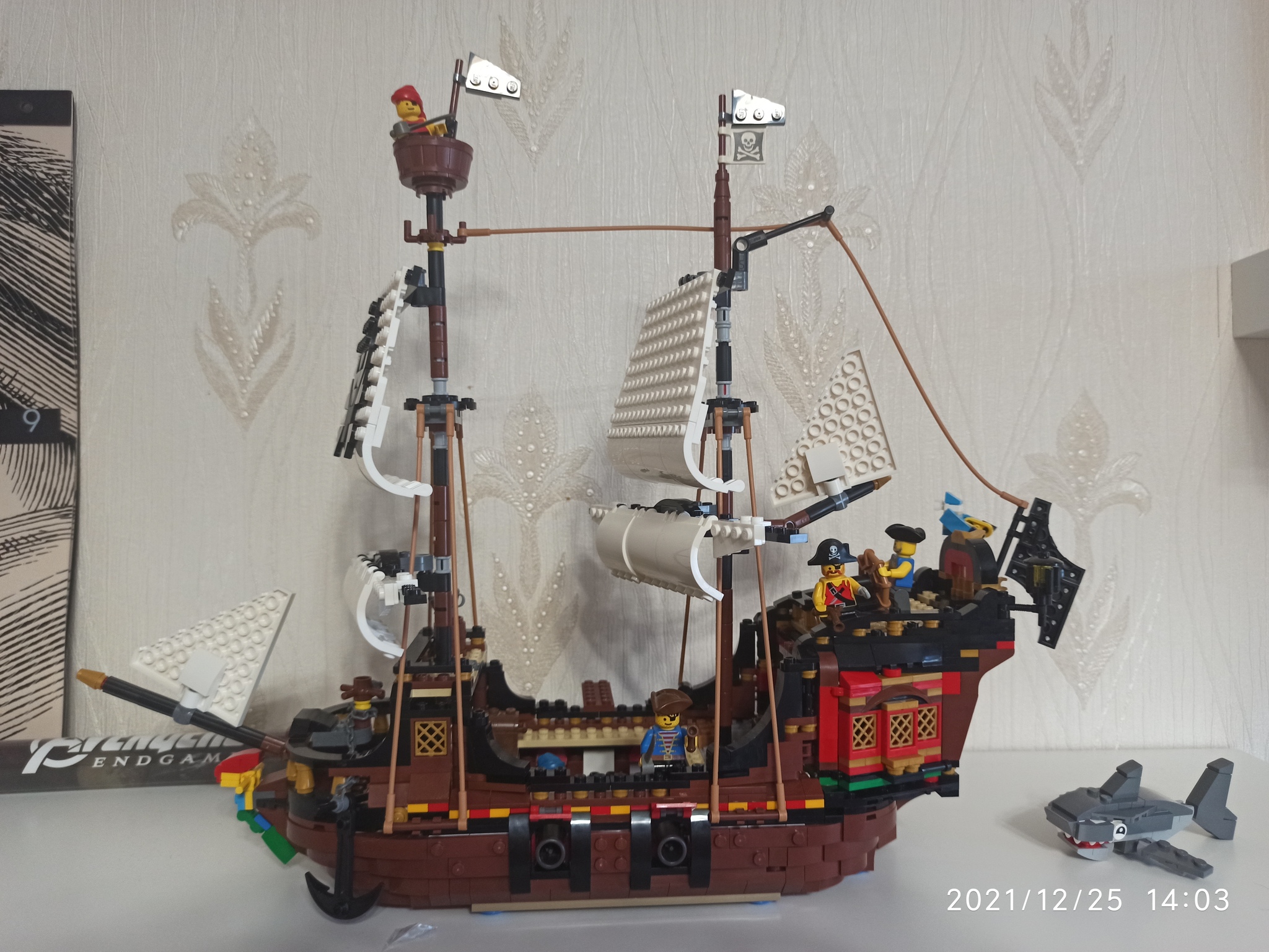 Pirates' ship - My, Lego, Pirates, Creator, Constructor, Presents, Longpost