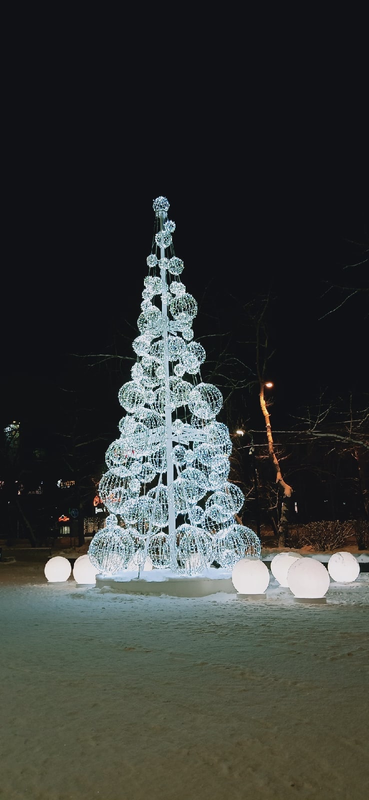 New Year's Murmansk - 2022 - My, Kola Peninsula, North, Story, Town, Holidays, New Year, Illuminations, Lights, Decoration, Garland, Art, Mood, Winter, Christmas, Murmansk, sights, Longpost