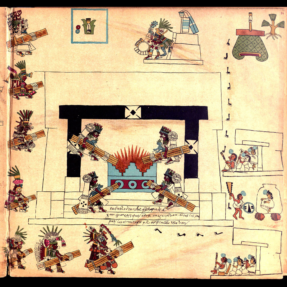 Bloody New Year: Ceremony of the New Fire, or the Binding of the Years. Aztec rituals - New Year, The culture, Aztecs, Holidays, Indians, Mesoamerica, Ritual, Past, Longpost