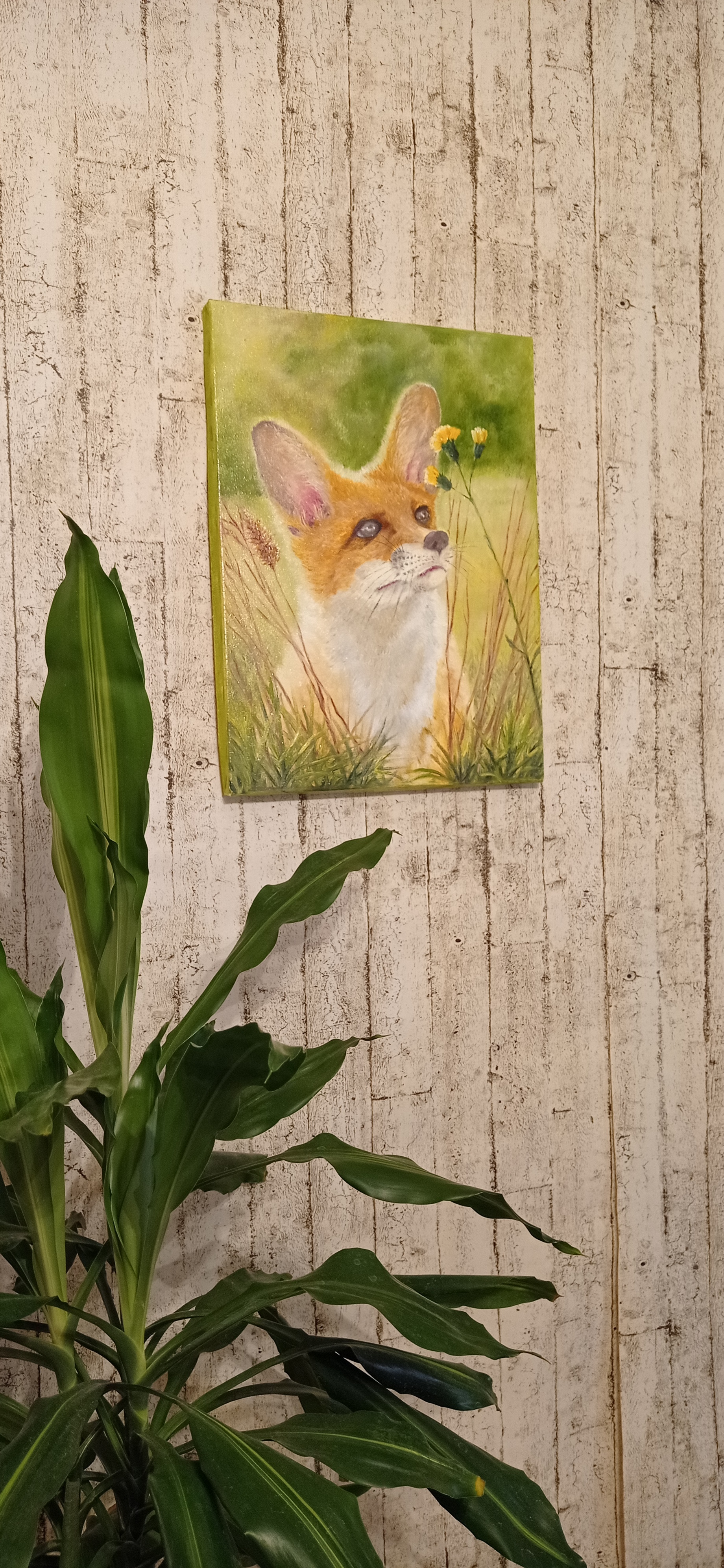 Oil painting. Fox - My, Oil painting, Artist, Painting, Longpost