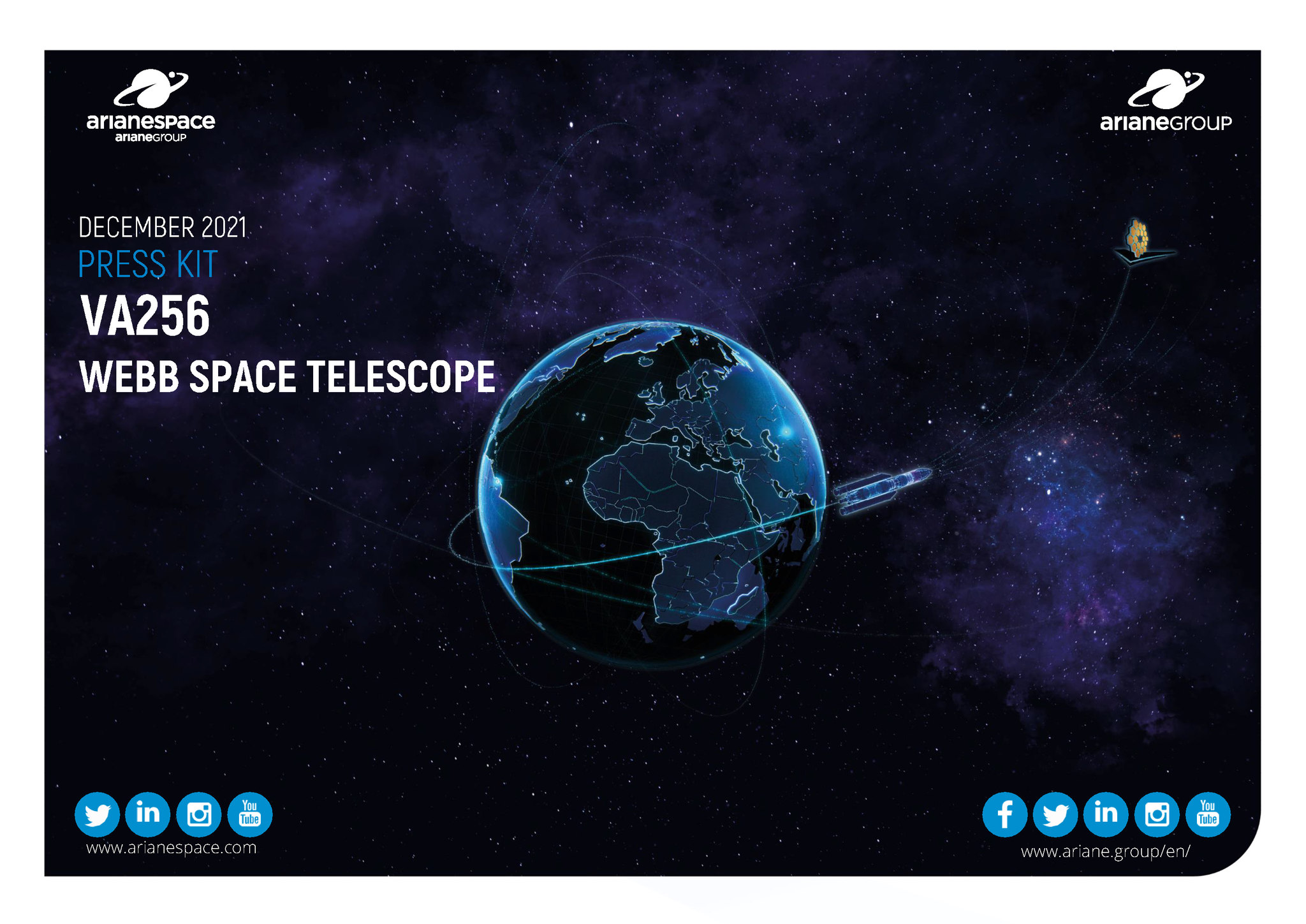 Ariane 5 ECA + Mission Infographics and Logos | James Webb Space Telescope (JWST) - My, Rocket launch, Cosmonautics, Technologies, Space, James Webb Telescope, Ariane 5, Longpost, James Webb Telescope