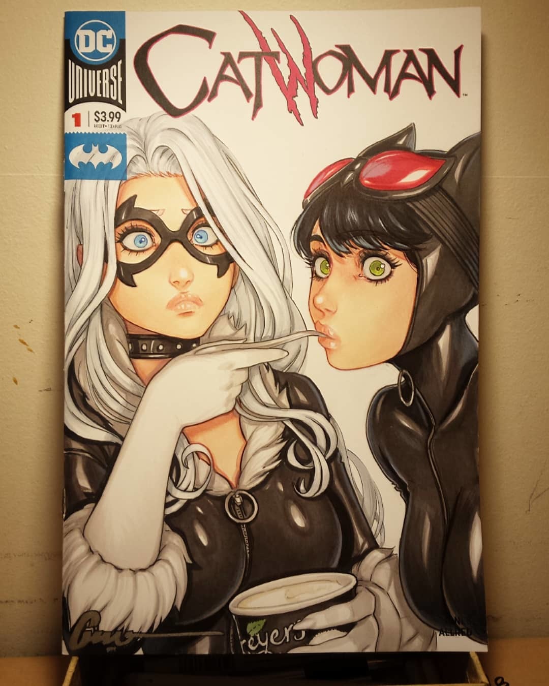 Power Girl, Blackcat & Catwoman by Omar Dogan - Omar Dogan, Power Girl, Dc comics, Art, Girls, Superheroes, Blackcat, Catwoman, Longpost