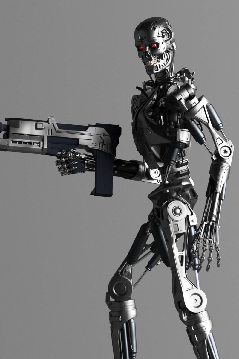 Creation Terminator t-800 3d model - My, 3D modeling, Terminator 2: Judgment Day, 3D, Blender, Computer graphics, 3D печать, 3D printer, Characters (edit), Resident evil, Cyberpunk, Painting miniatures, Figurines, Video, Longpost, Vertical video