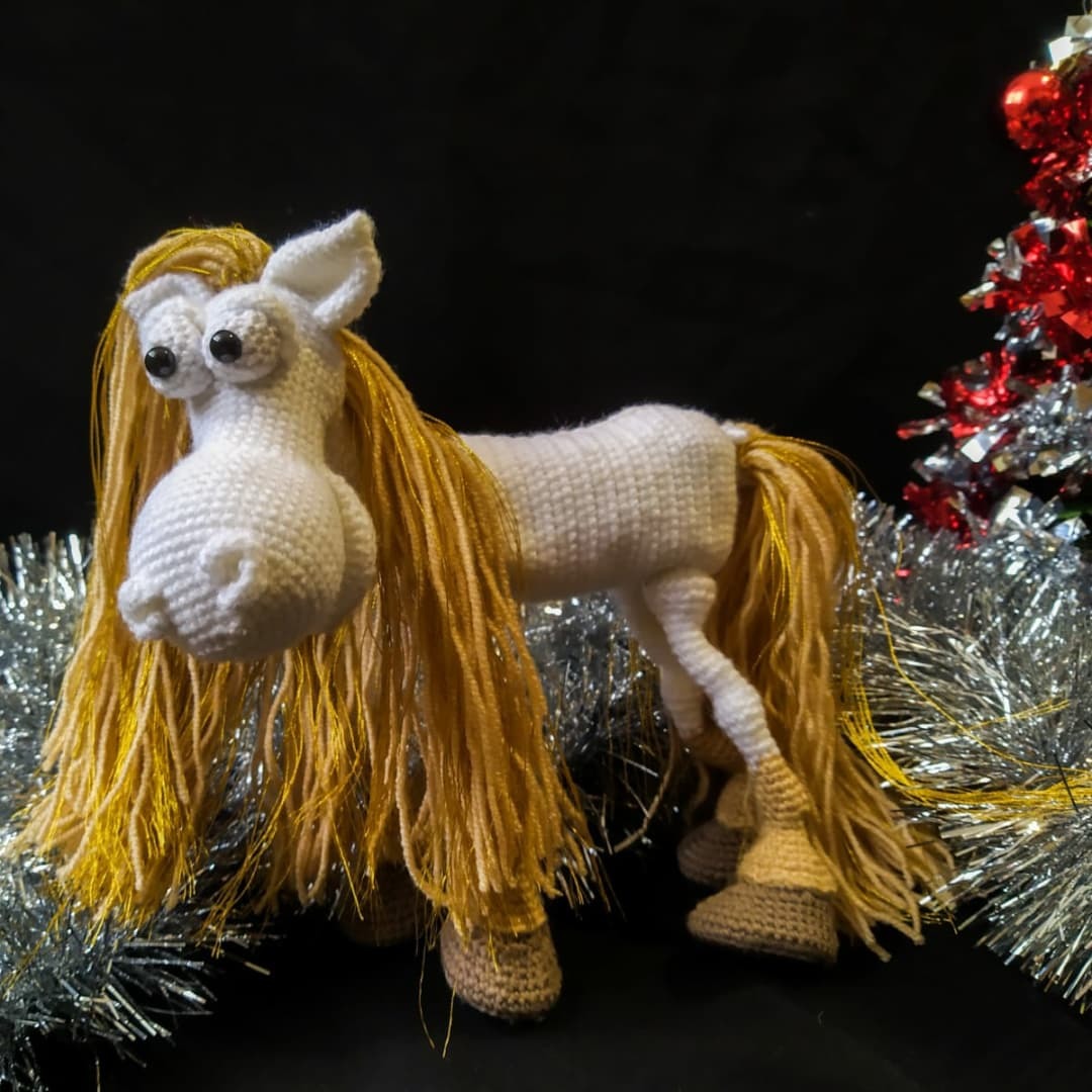 I'm a little horse ... - My, Crochet, Amigurumi, Soft toy, Longpost