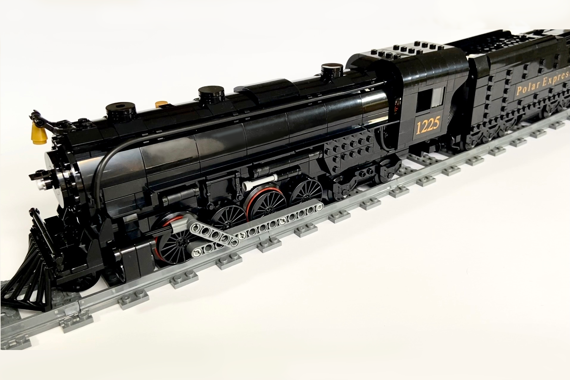 The Polar Express goes for a drive under my tree :) - My, Lego, A train, Polar Express