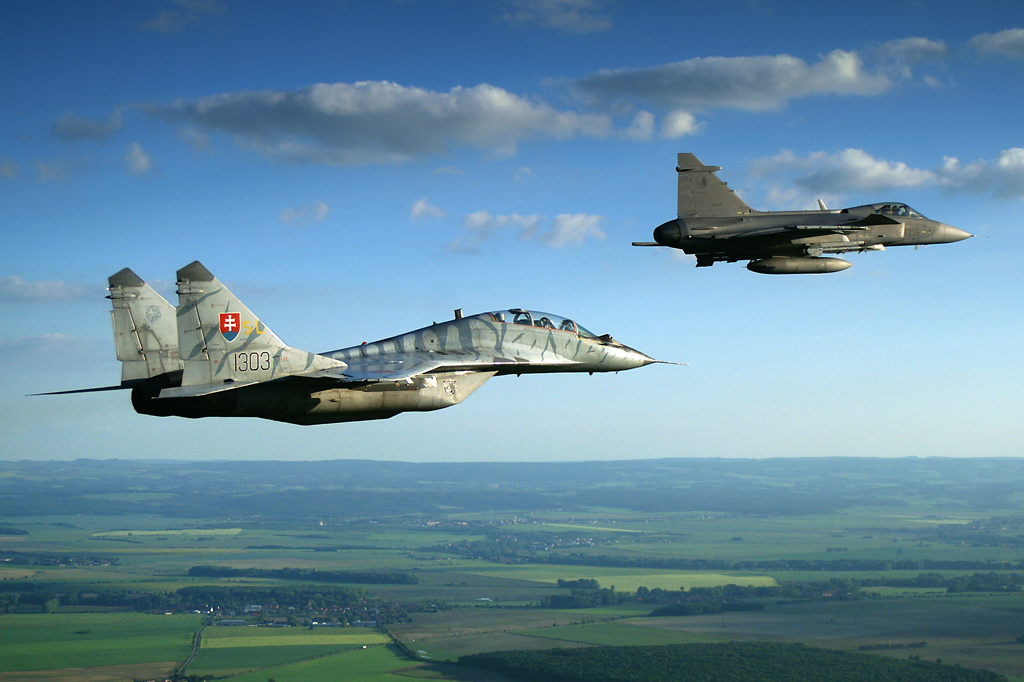 Czechoslovakia in the air - MiG-29, Saab JAS 39 Gripen, Saab, Aviation, Czech, Slovakia, NATO