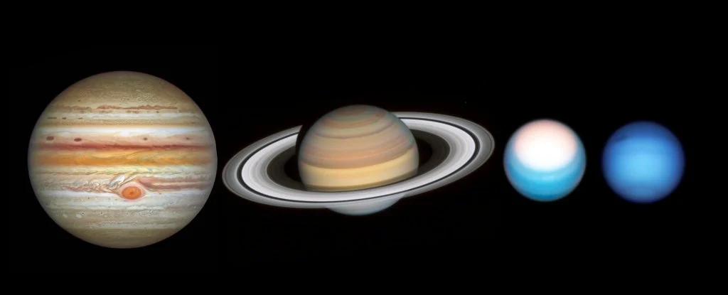 Portraits of Giants: Hubble Shares Annual Planetary Snapshot Series - Planet, Hubble telescope, Interesting, Space, The photo, Uranus, Neptune, Jupiter, Saturn, solar system, Longpost