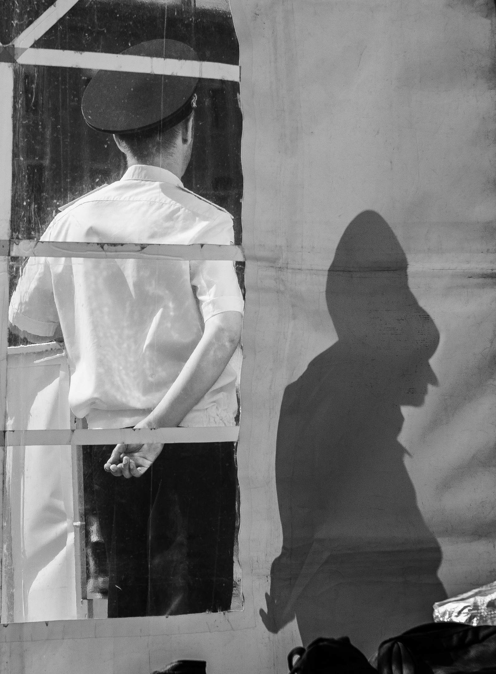 Mirror - My, The photo, Russia, Omsk, Shadow