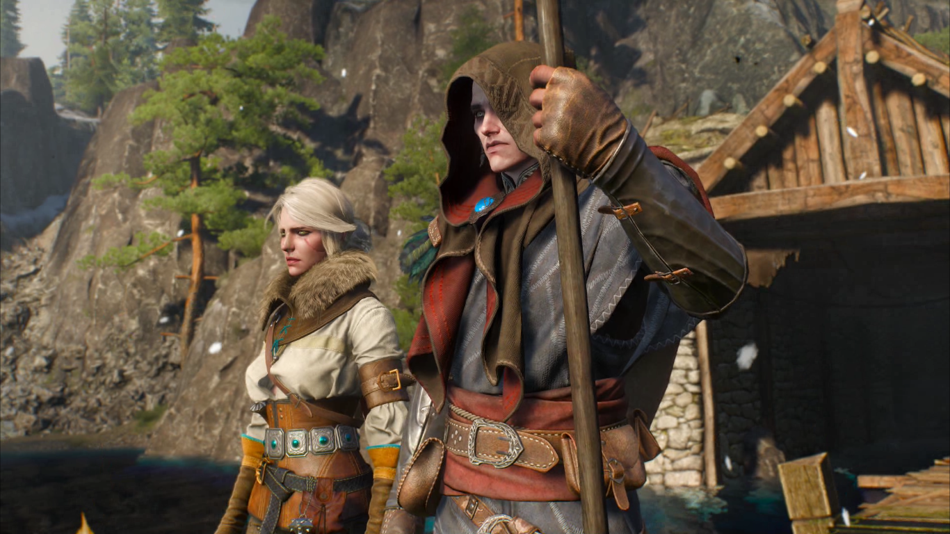 Allah and his pet Ciria - Witcher, Ciri, Resident evil, The Witcher 3: Wild Hunt, Screenshot