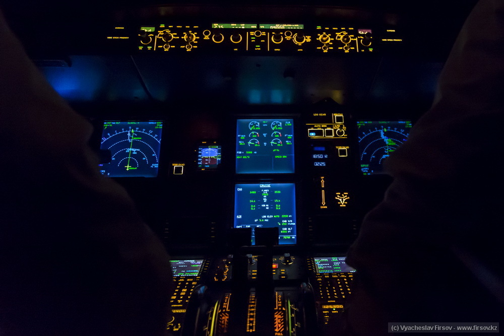 Cab views A321 - My, Aviation, Flight, Airplane, Air Astana, Airbus A321, Longpost