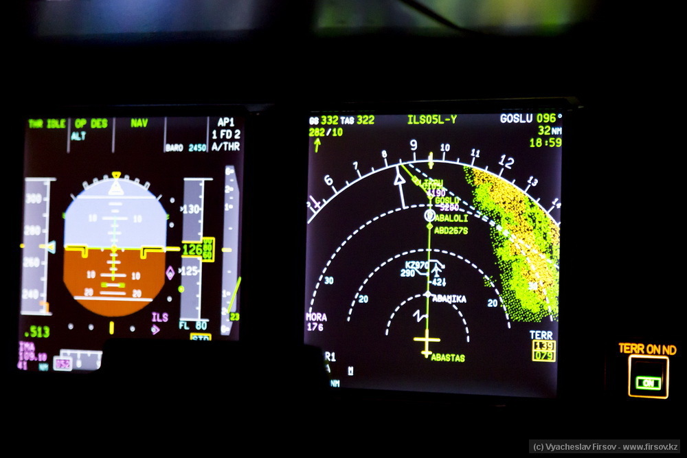 Виды из кабины A321 - Моё, Авиация, Полет, Самолет, Air Astana, Airbus A321, Длиннопост