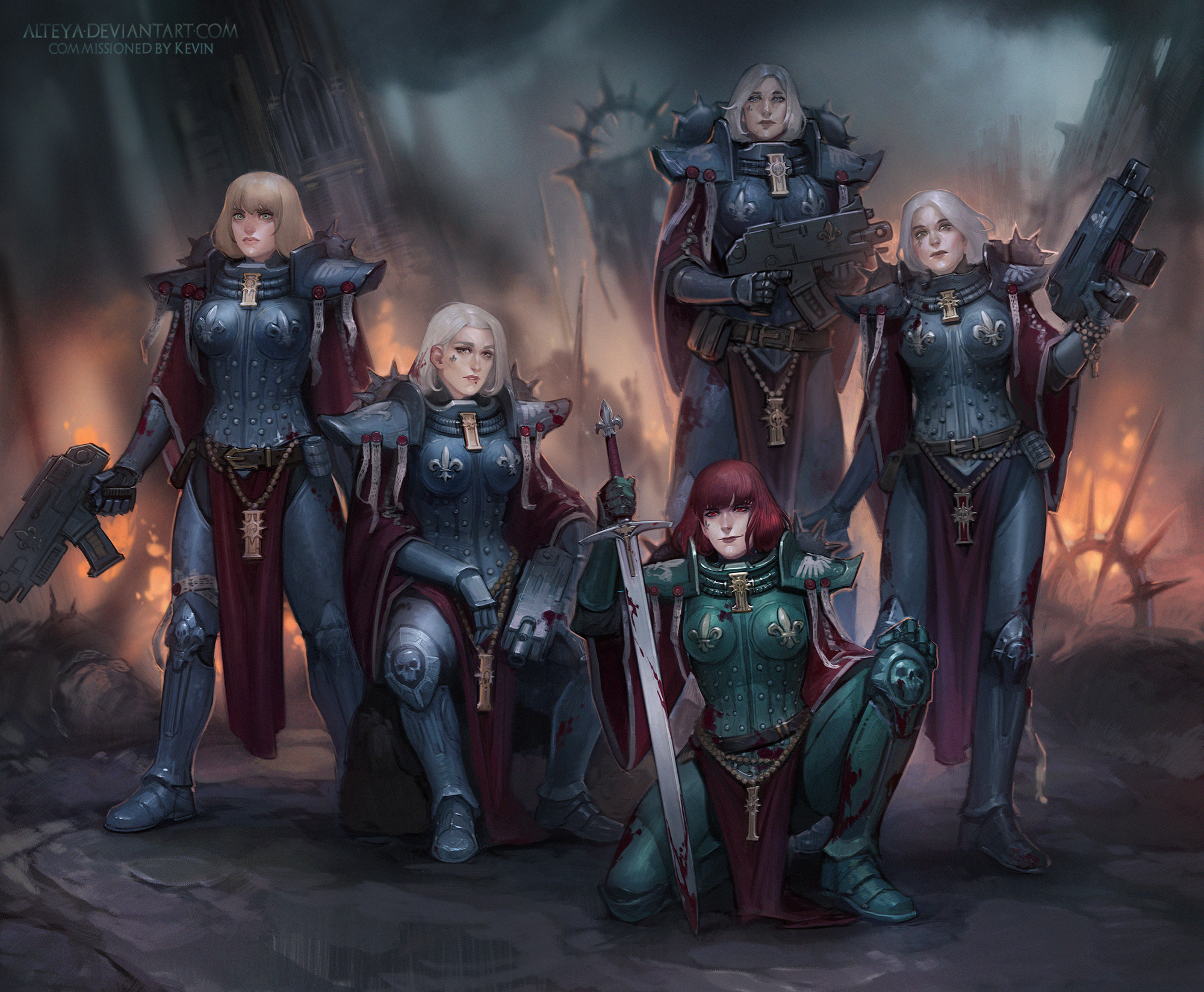 Battle Sisters Squad Pict by Alteya | Пикабу