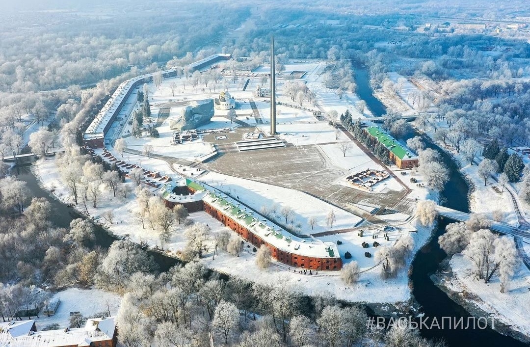 Brest Fortress - The photo, Quadcopter, Brest, Brest Fortress, Winter, Longpost