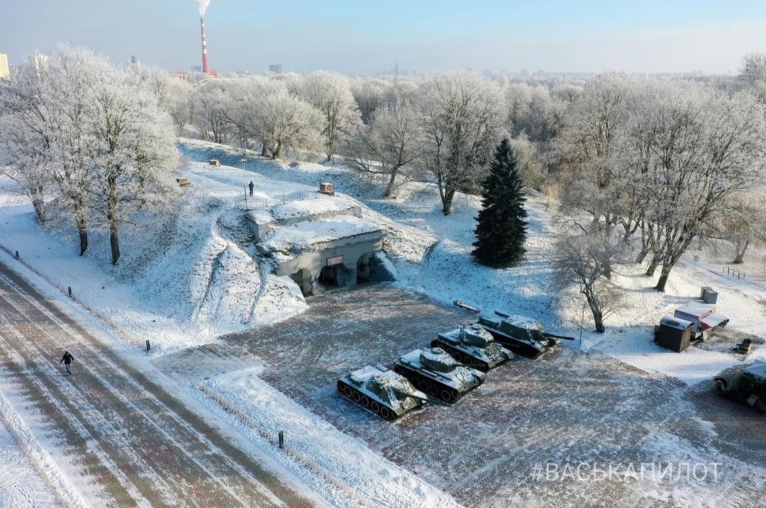 Brest Fortress - The photo, Quadcopter, Brest, Brest Fortress, Winter, Longpost