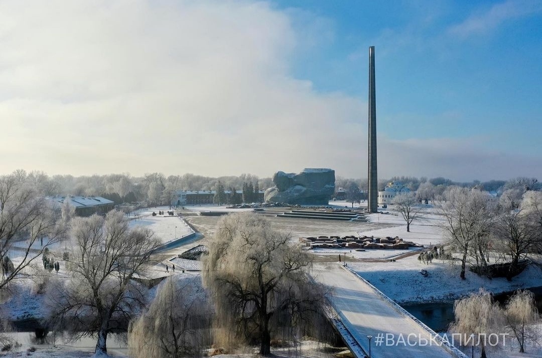 Brest Fortress - The photo, Quadcopter, Brest, Brest Fortress, Winter, Longpost