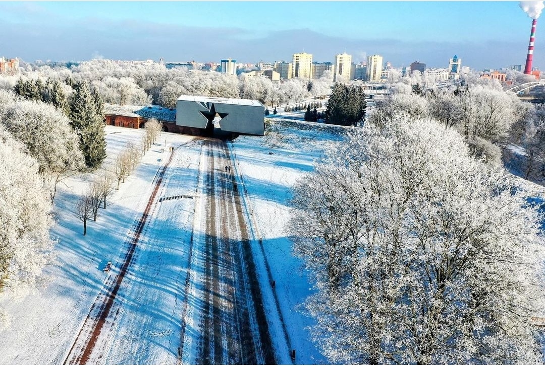 Brest Fortress - The photo, Quadcopter, Brest, Brest Fortress, Winter, Longpost