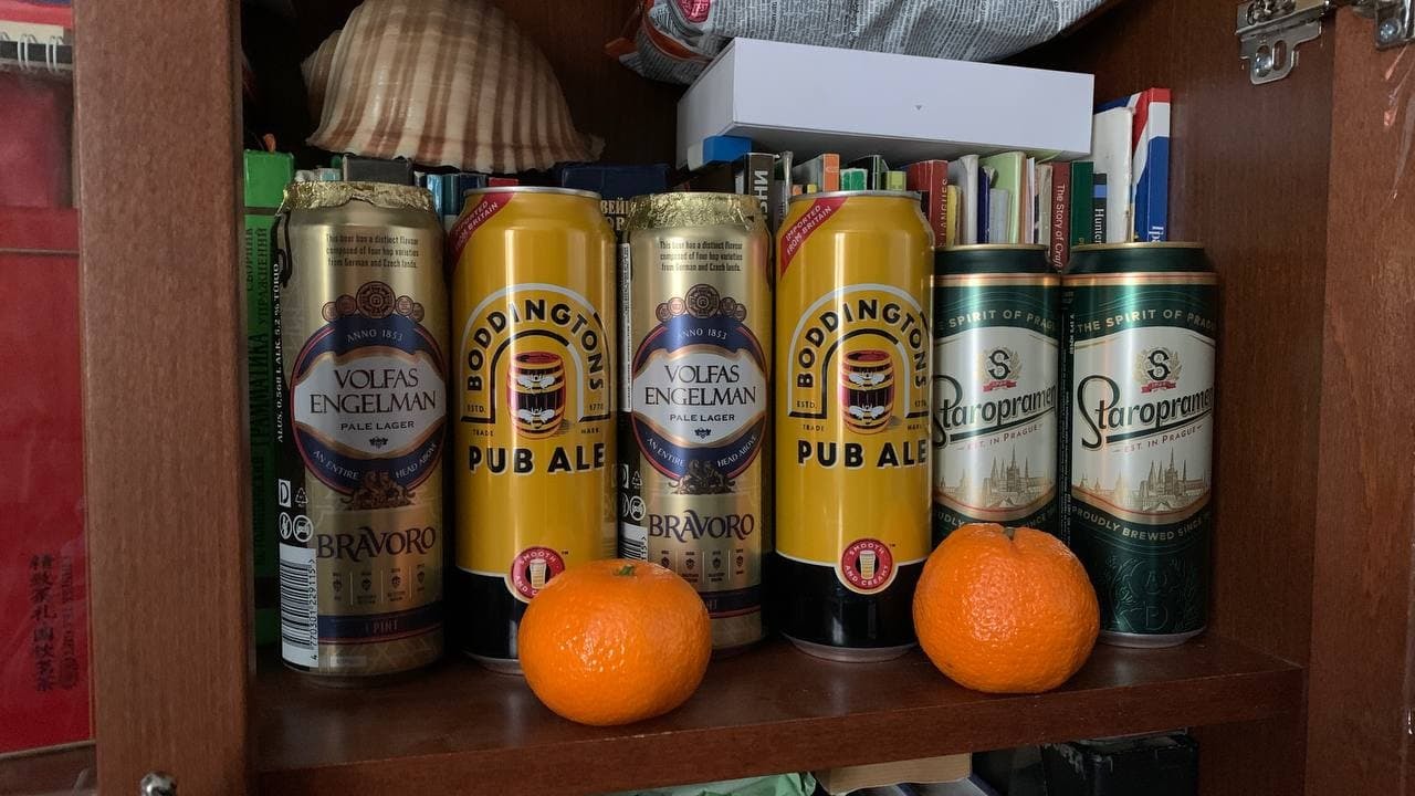 Beer and tangerines - My, Beer, Alcohol, Tangerines